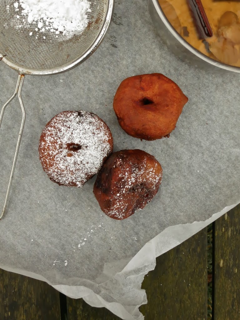 Æbleskive-doughnut